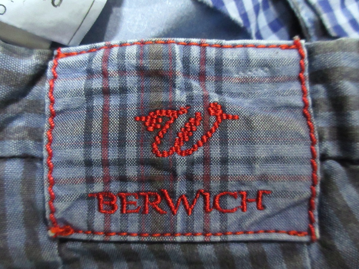イタリア製 BERWICH ベルウィッチ チェック スラックス パンツ バーニーズ ニューヨーク_画像5