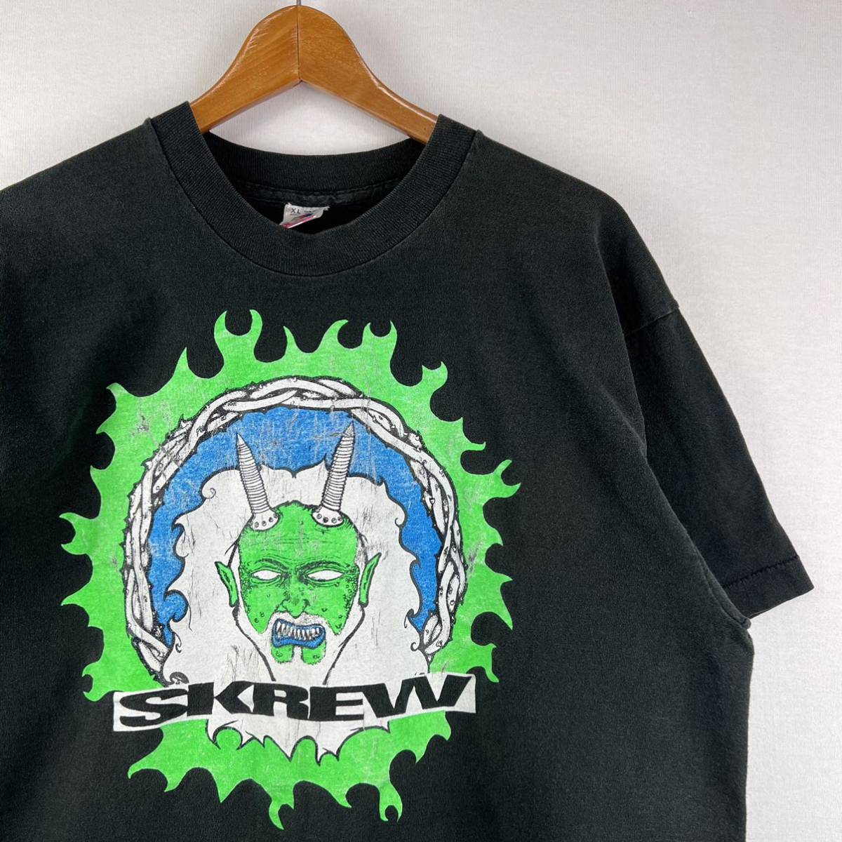 人気ブラドン 90s rammstein 総柄 バンドTシャツ nine inch nails