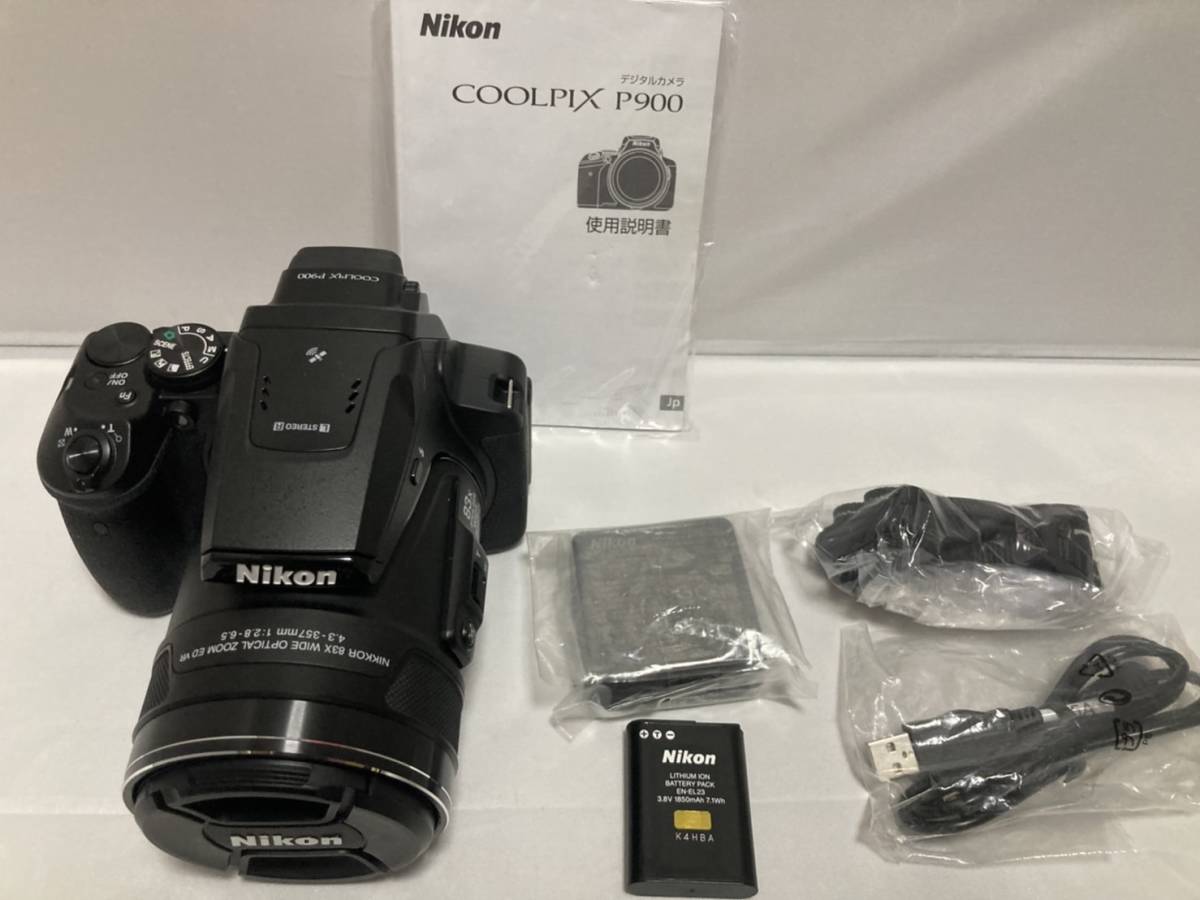 使用感の少ない完動美品】人気 ニコン Nikon COOLPIX P900 bpbd