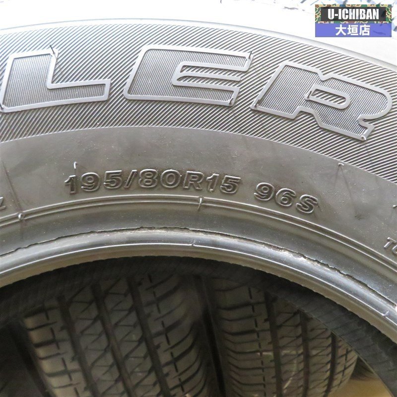 【ネット限定 格安スタート】 195/80R15 2020年製 タイヤ 5本セット ジムニー シエラ ブリヂストン デューラ H/T 684？ 002 4_画像8