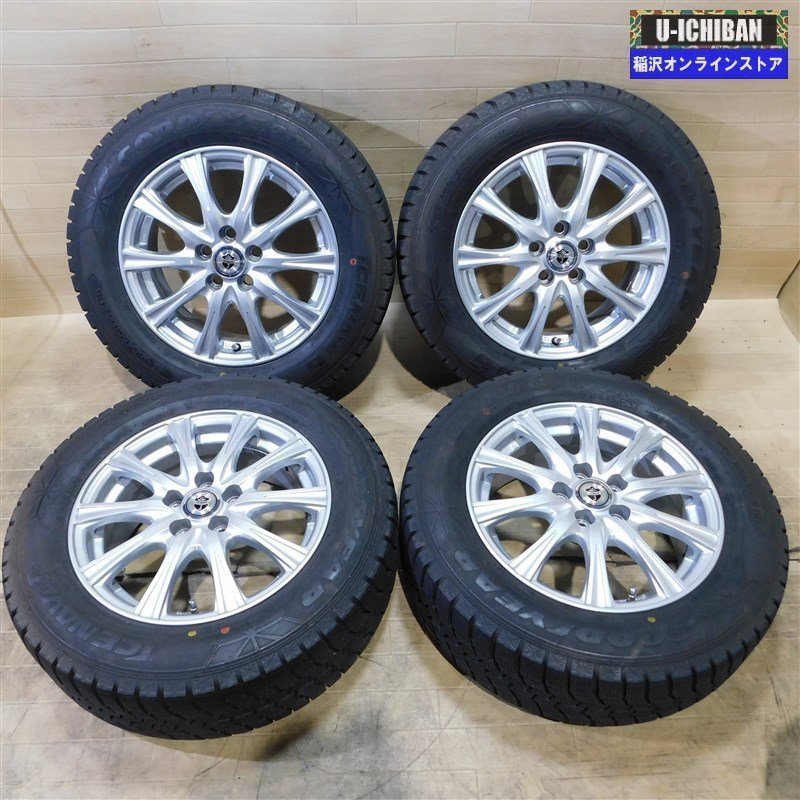 195/65R15 スタッドレスタイヤ グッドイヤー アルミホイール付 1台分 4