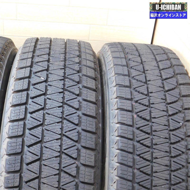 225/65R17 ハリアー エクストレイル レクサスNX 等 バルミナ 7-17+45 5H114.3 2021年製 ブリヂストン DM-V3 17インチ 4本セット 009_画像9