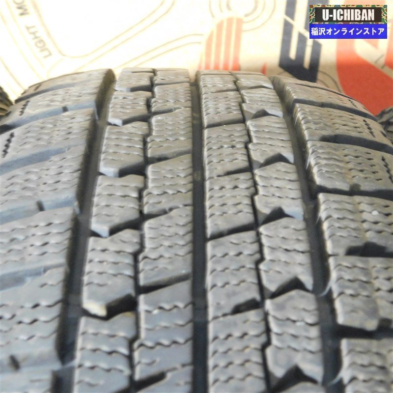 155/65R14 軽 軽自動車 等 DOS 4.5-14+45 4H100 グッドイヤー アイスナビZEA2 14インチ スタッドレス 4本セット 009_画像10