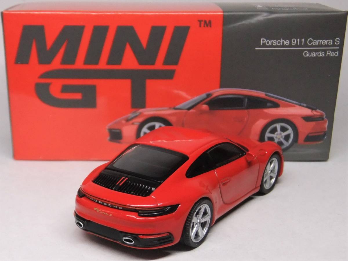 MINI GT★ポルシェ 911 カレラ S レッド MGT00283-L Porsche 911 Carrera S Guards Red_画像2
