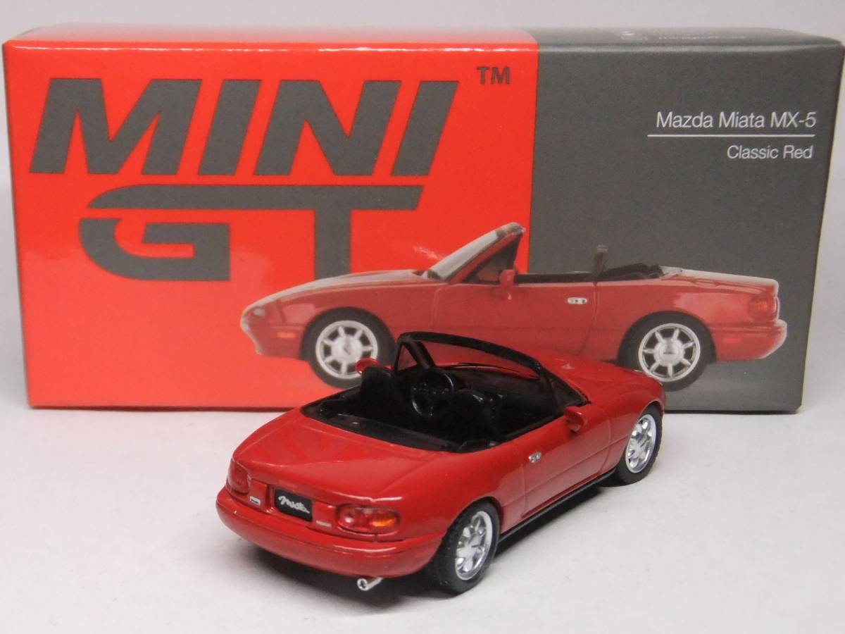 MINI GT★マツダ ミアータ MX-5 クラシックレッド MGT00288-L Mazda Miata Classic Red ロードスター ユーノス 1/64 TSM_画像2