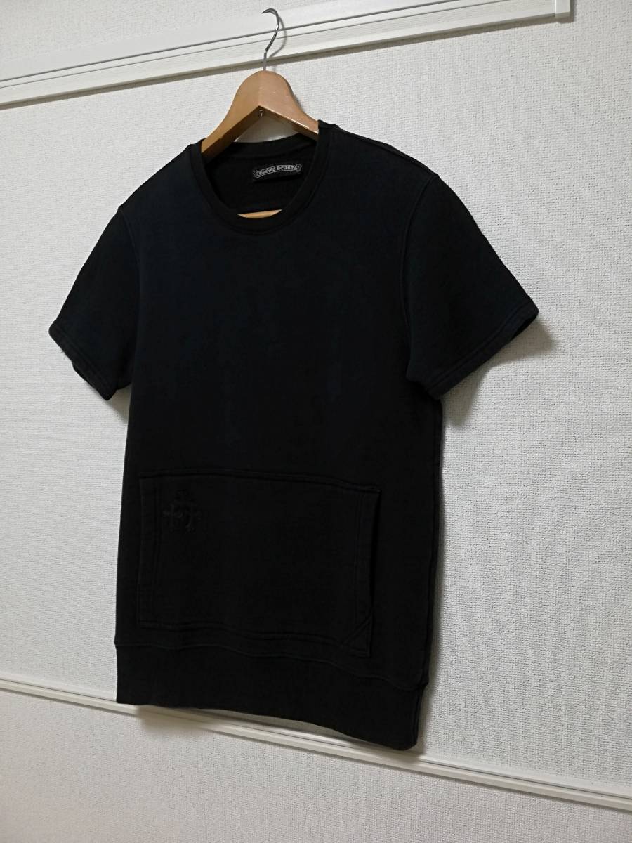 ☆送料無料☆クロムハーツ☆半袖スウェット☆クロスパッチ☆tシャツ