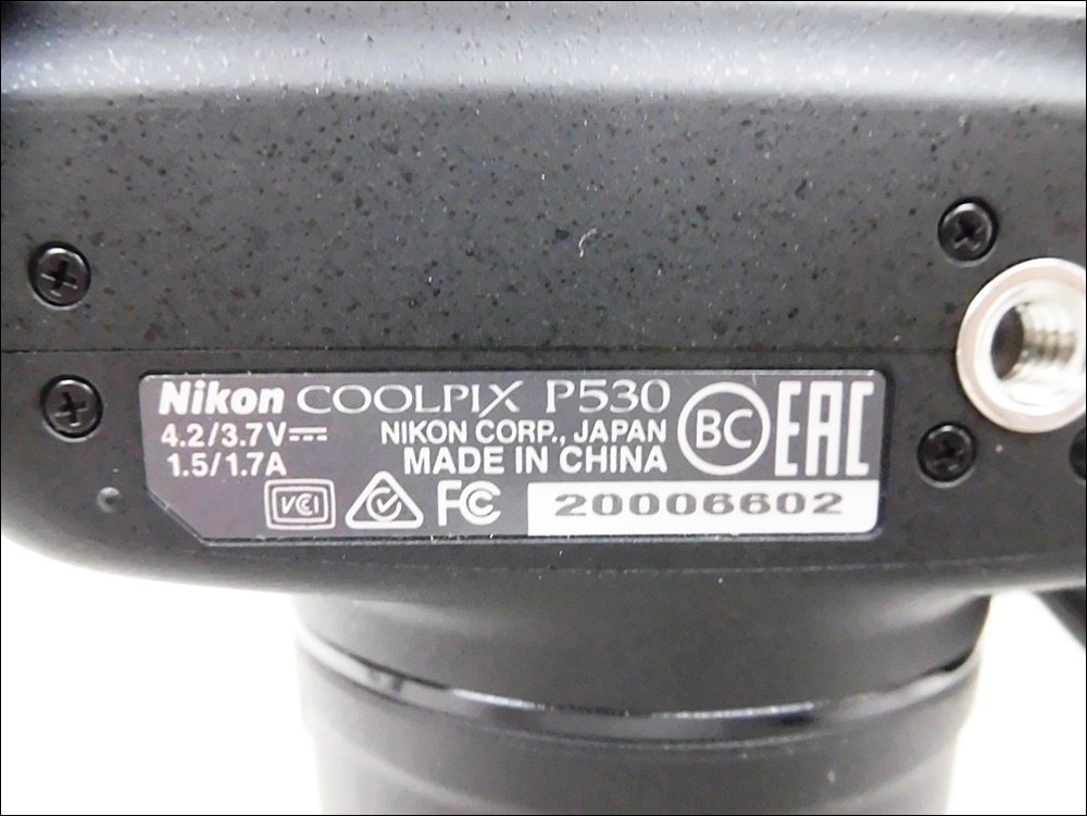 17 45-492931-26 [Y] Nikon ニコン COOLPIX P530 コンパクトデジタルカメラ NIKKOR 42X ZOOM 4.3-180mm 1:3-5.9 鹿45_画像5