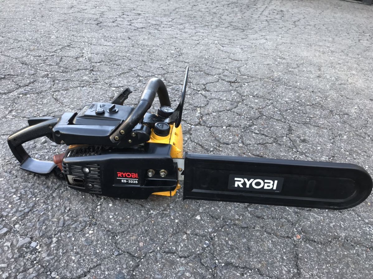 ヤフオク! - RYOBI ES-3235 リョービ エンジンチェーンソー...