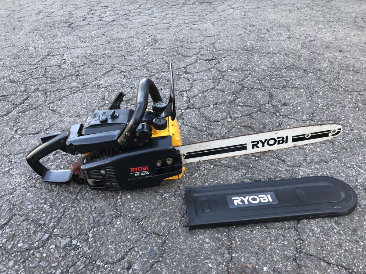 ヤフオク! - RYOBI ES-3235 リョービ エンジンチェーンソー...