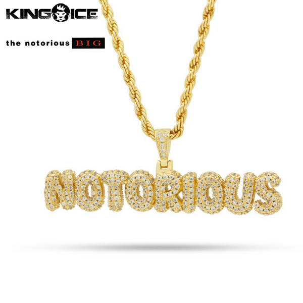【ワンサイズ】キングアイス×ノトーリアス B.I.G. ビギー ネックレス ゴールド King Ice Notorious Necklace メンズ 男性 アクセサリー_画像1