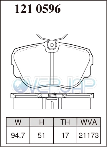 P1210596 / 1250442 DIXCEL Premium ブレーキパッド 1台分set BMW E30 A18/A20/A25/A25X/B20/B25/D318 318i/318iS/320i/325i/325iX_画像2