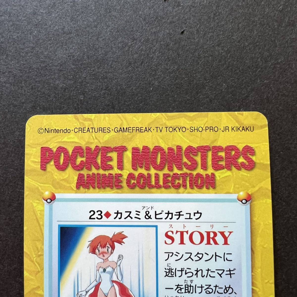 23. カスミ & ピカチュウ 21. サトシ&タケシ アニメコレクション 23. カスミ & ピカチュウ 21. サトシ&タケシ アニメコレクション