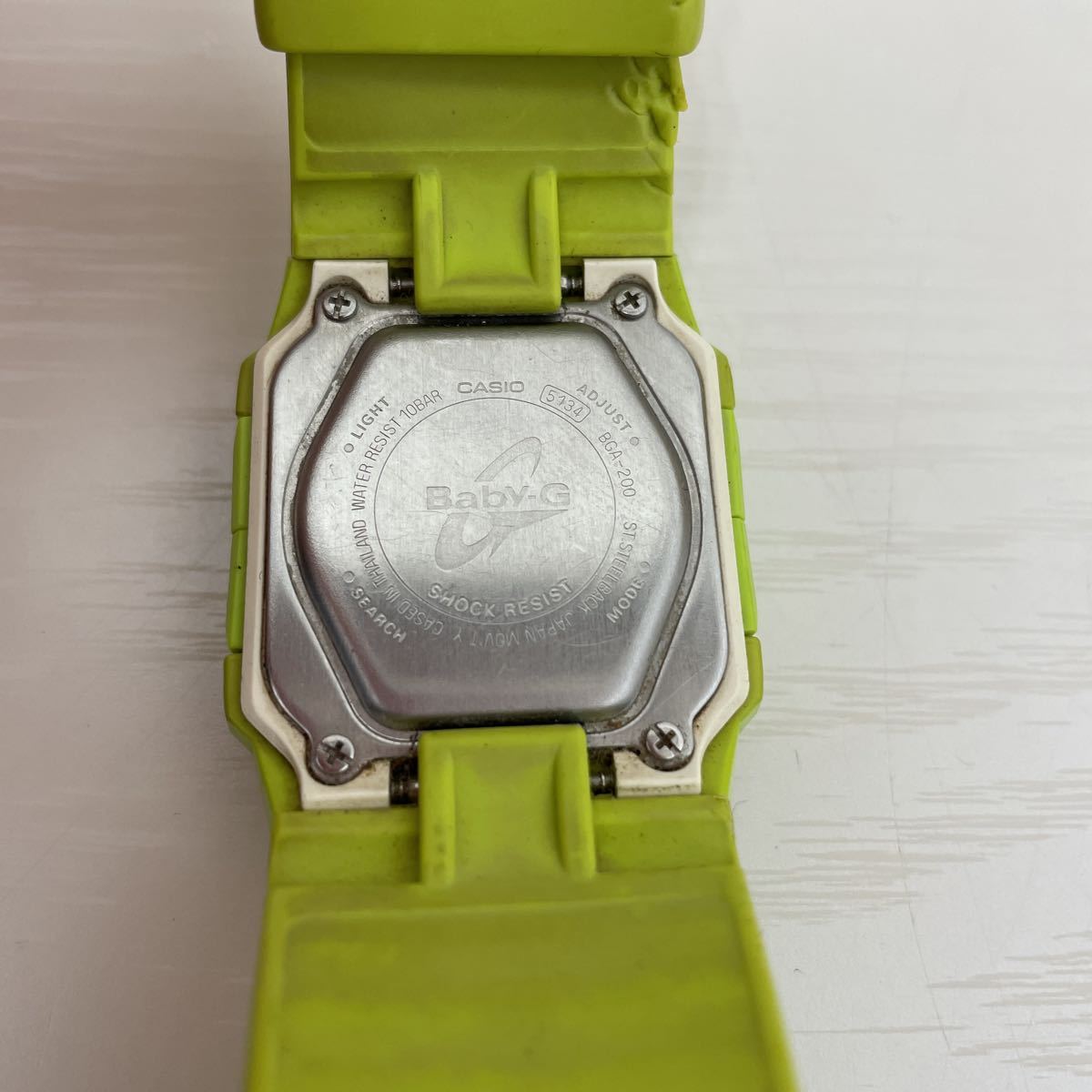 1950円 品質保証 稼働品 ベイビーG カシオ 腕時計 レディース 電波ソーラー