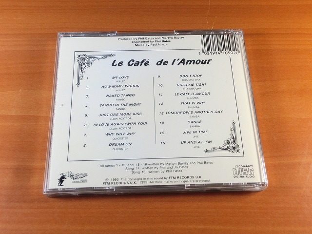 Le Cafe de l'Amour - Face the Music 【社交ダンス音楽ＣＤ】♪1607_画像3