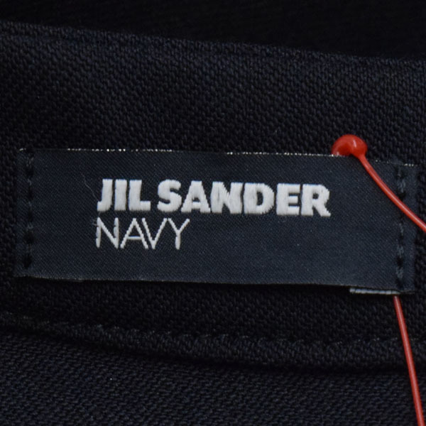 美品】JIL SANDER NAVY/ジルサンダーネイビー 半袖シャツワンピース