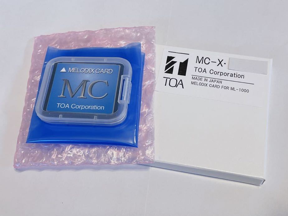 Yahoo!オークション - TOA ML-1000専用 メロディクスカード MC-X Yahoo!オークション - TOA ML-1000専用 メロディクスカード MC-X