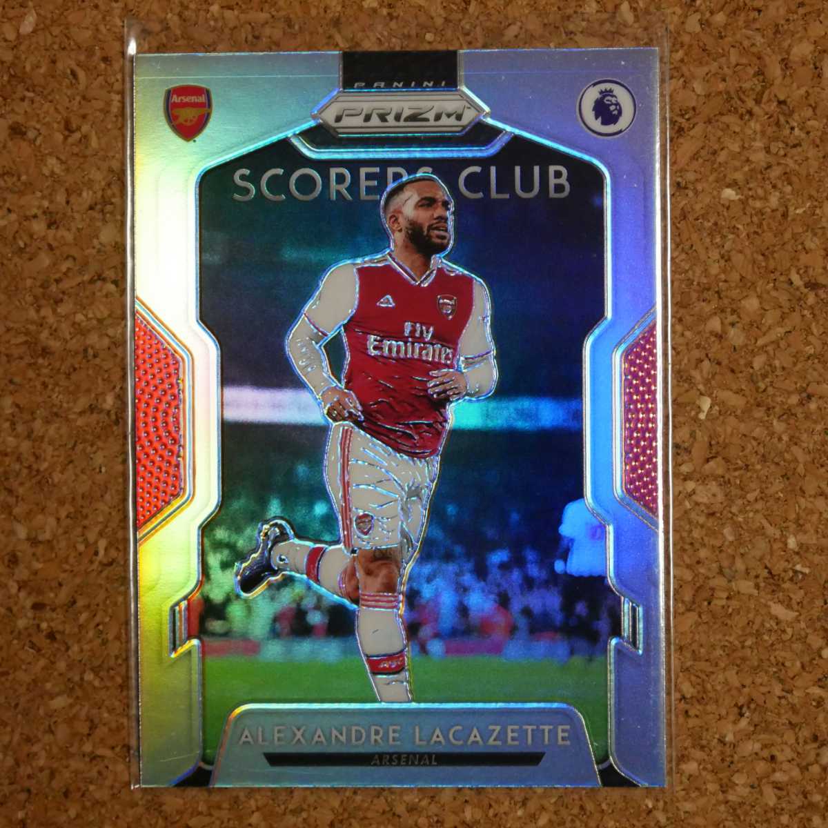 panini prizm soccer Alexandre Lacazette パニーニプリズムサッカー アレクサンドルラカゼット アーセナル フランス refractor_画像1