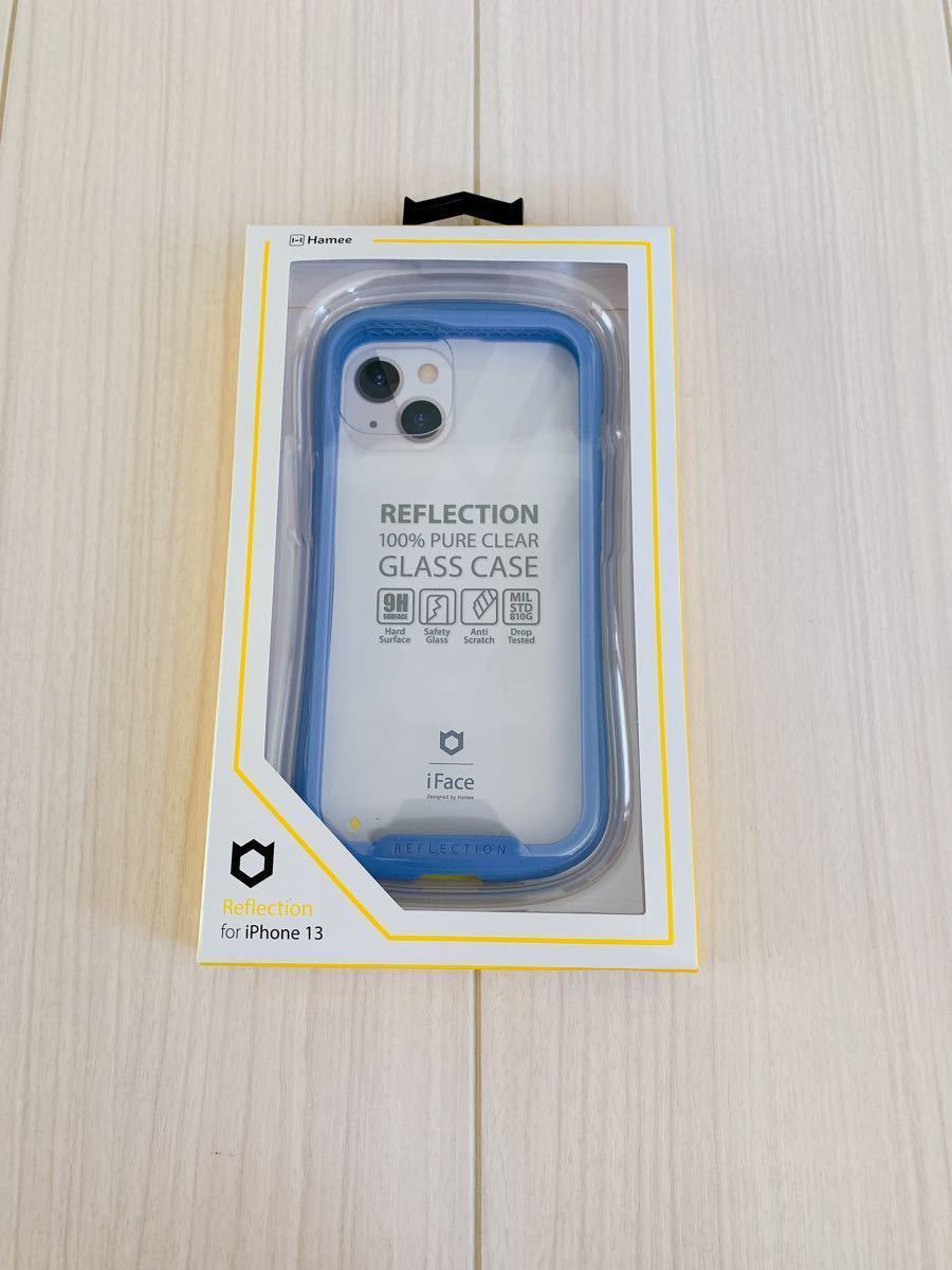【新品未開封】 iFace Reflection iPhone13用 ペールブルー