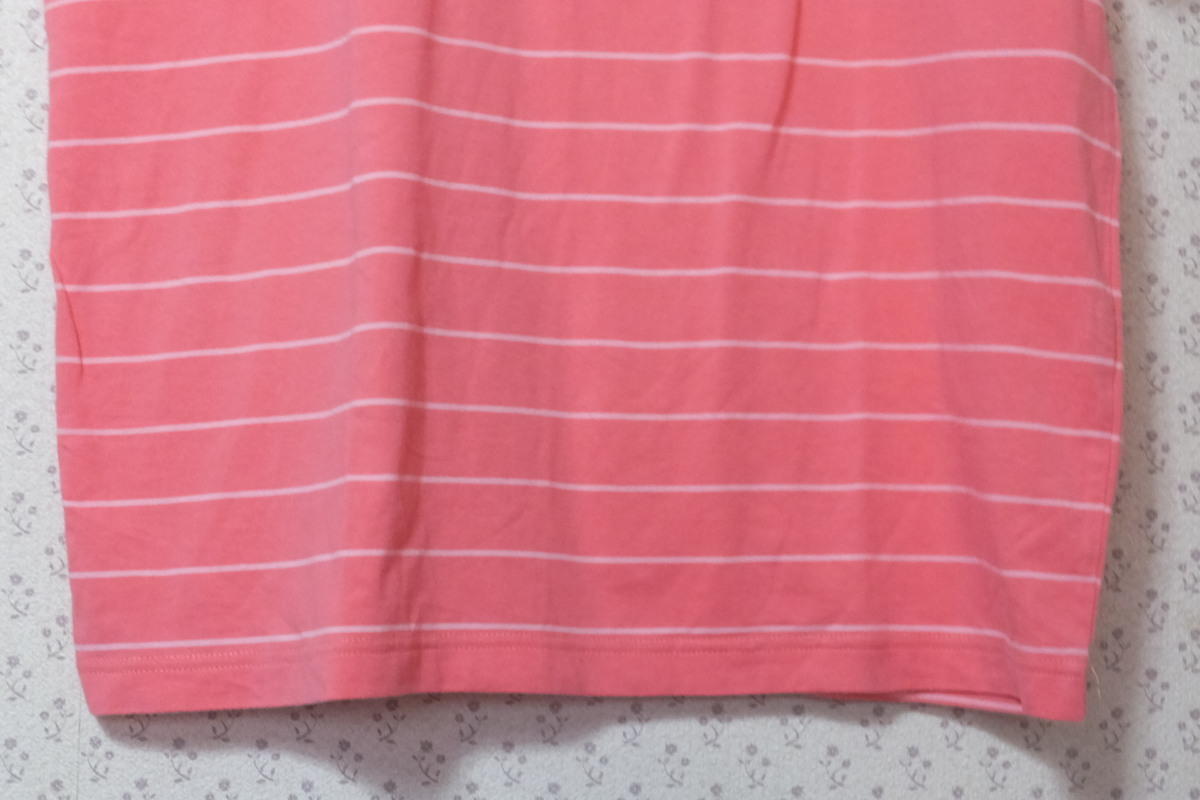 ■【YS-1】 パーリーゲイツ PEARLY GATES ■ レディース Tシャツ 半袖 ■ 状態良好 ■ ピンク系 サイズ ４■ 綿95%・他 【東京発】■A_画像3
