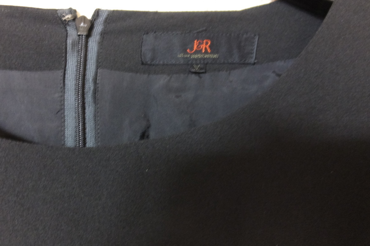 #[YS-1] J&R J&R # lady's One-piece # condition excellent # size *M polyester 100% # black color series [ Tokyo departure ]#A