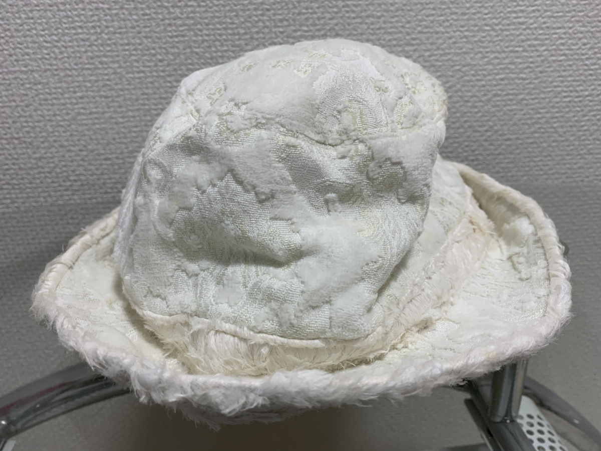 ■【YS-1】 カシラ CA4LA ■ レディース 帽子 ハット 白 ホワイト系 ■ 内径52.5cm 日本製 【東京発 手渡し可能】■I_画像1