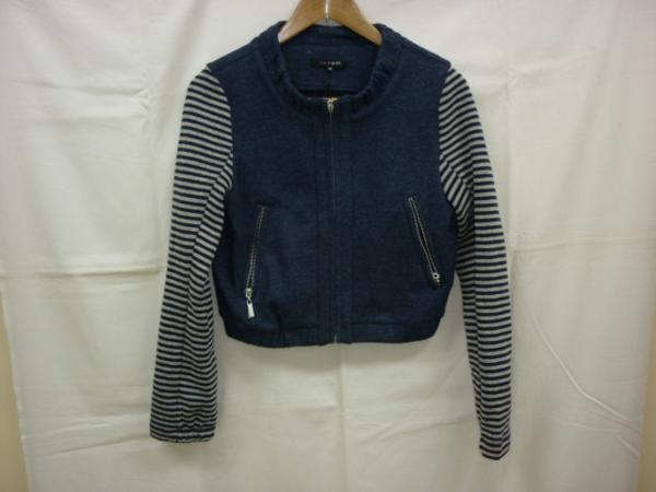 [YS-1]# Gyro JAYRO lady's outer knitted navy blue color series 