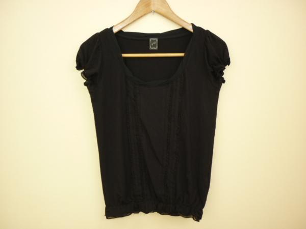 [YS-1]# ef-de ef-de lady's short sleeves shirt black color series #9#