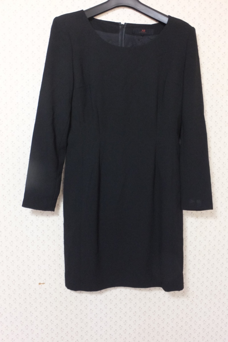 #[YS-1] J&R J&R # lady's One-piece # condition excellent # size *M polyester 100% # black color series [ Tokyo departure ]#A