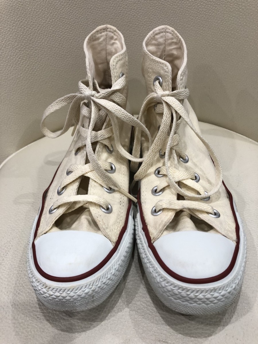 ■【YS-1】 コンバース スニーカー ハイカット ■ レディース 白 23cm ■ CONVERSE 【東京発 手渡し可能】K■_画像5