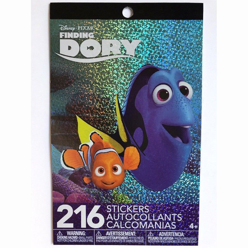 Disney Pixar (ディズニー ピクサー) Fainding dory (ファインディング・ドリー) シール ステッカー 4シート 216枚_画像1