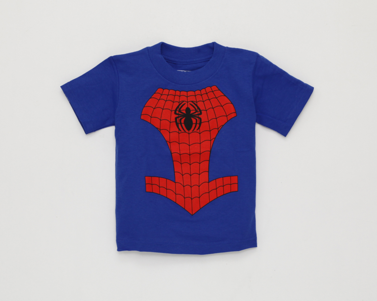 MARVEL (マーベル) スパイダーマン (AMAZING SPIDER-MAN ) Tシャツ ブルー　110cm (4歳用)_画像1