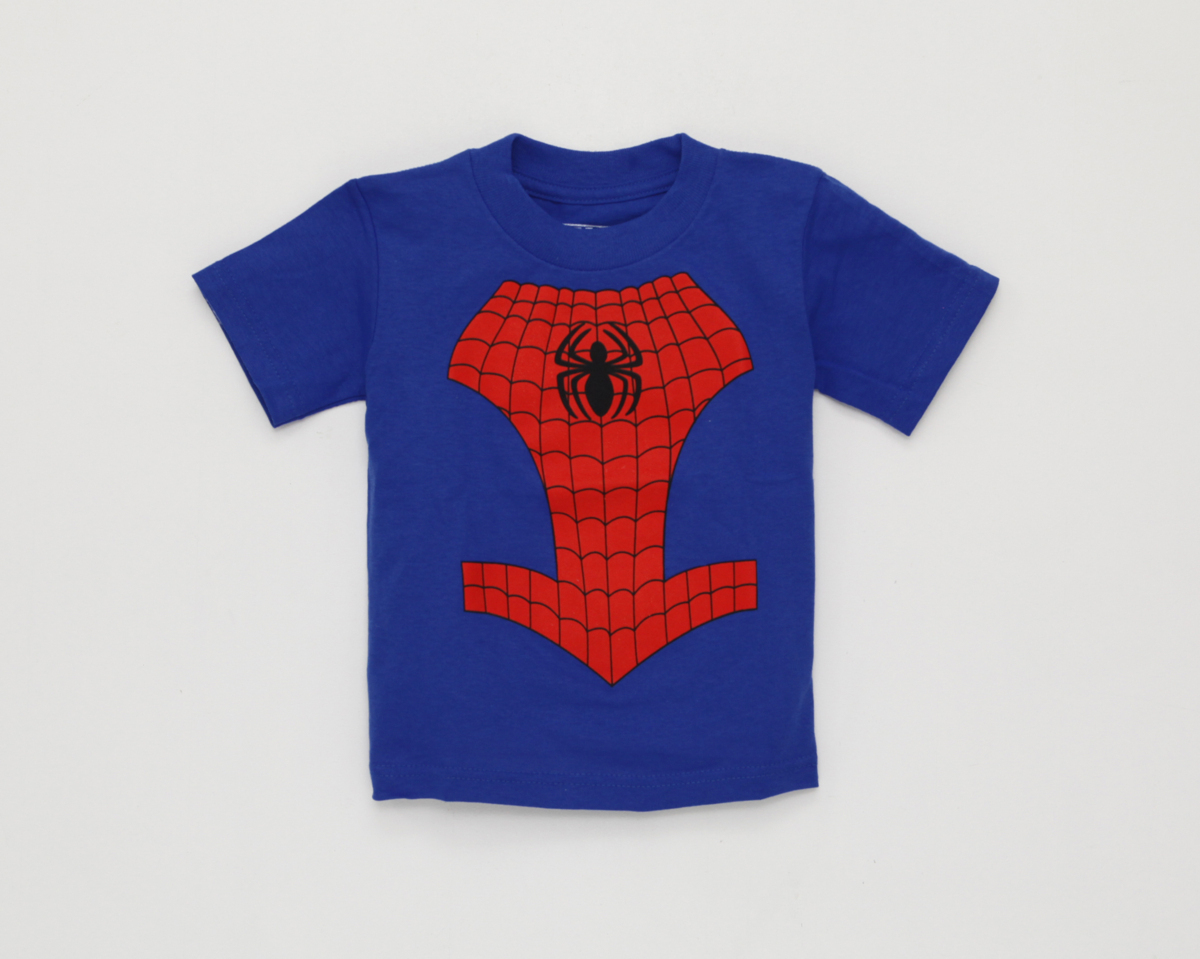 MARVEL (マーベル) スパイダーマン (AMAZING SPIDER-MAN ) Tシャツ ブルー　95cm (2歳用)_画像1