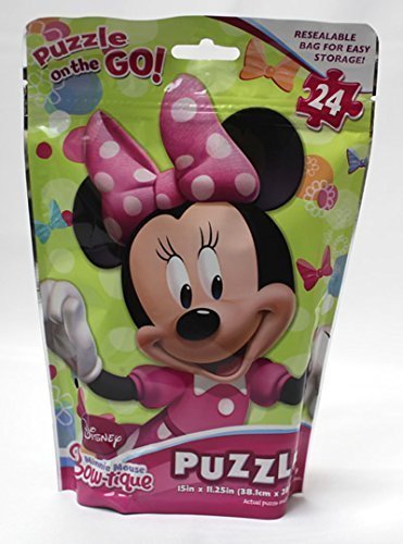 Disney (ディズニー) ミニーマウス　ジグソーパズル　24ピース_画像1