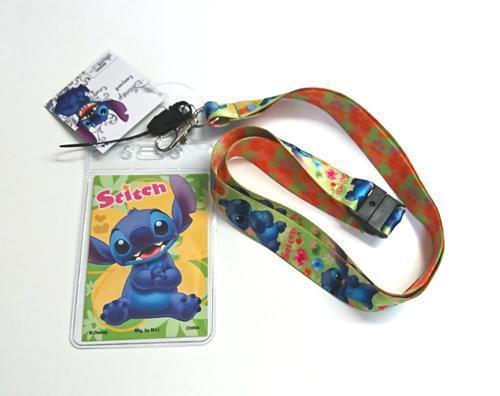 Disney ( Disney ) Stitch ( Stitch ) neck cord card holder attaching 