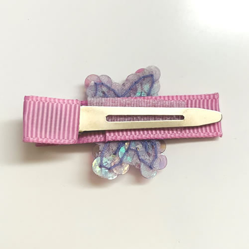  hair clip ( baby Kids for ) hairpin ( pink flower )