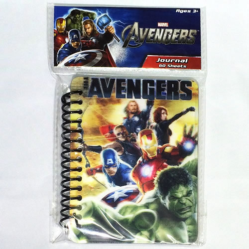 MARVEL (マーベル) AVENGERS Journal アベンジャーズ メモ帳 60枚入り ブラウン
