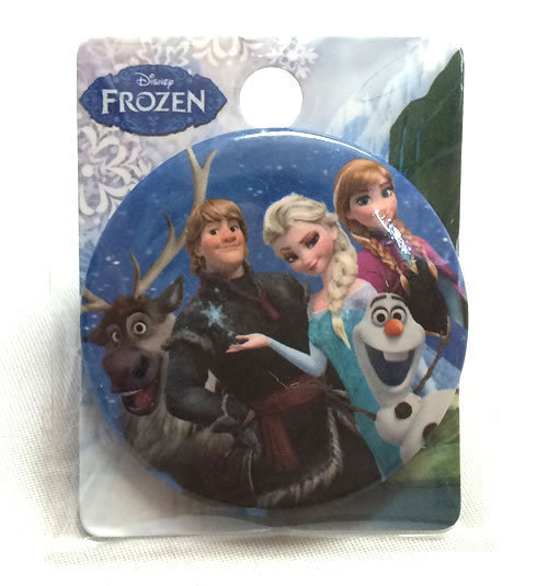 ディズニー Disney FROZEN アナと雪の女王(仲間たち)　缶バッジ　_画像1