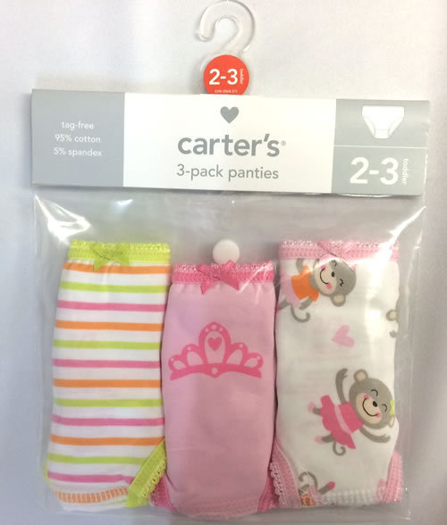 Carter's (カーターズ) ショーツ3Pセット プリンセスサル【6歳～7歳用】_画像1