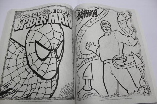 MARVEL (ma- bell ) Spider-Man Acty biti book paint picture 288 page 