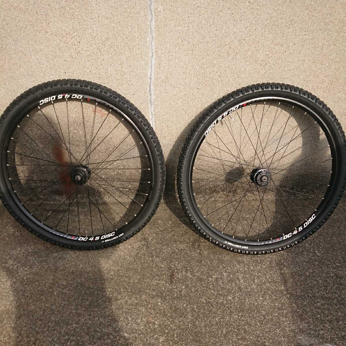 マウンテンバイク MTB ディスクブレーキ用ホイール タイヤ 前後セット