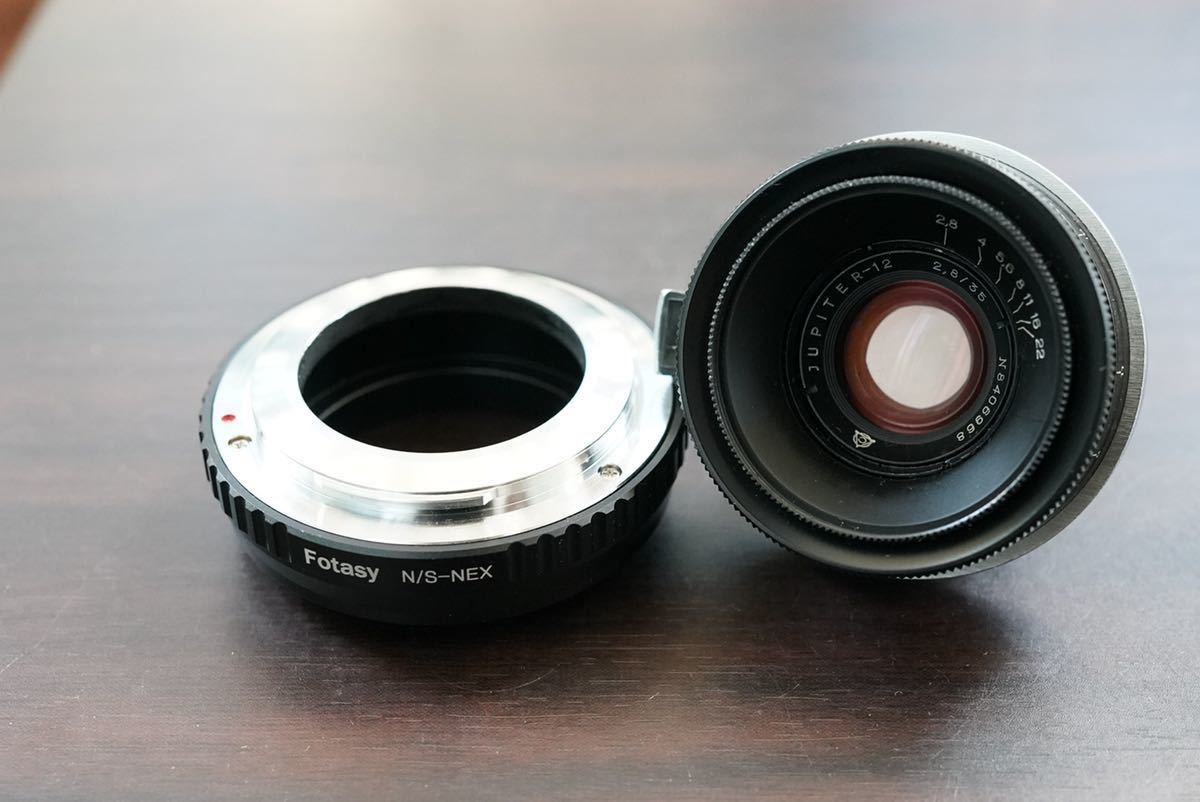 未使用品 Jupiter-12 35mm f2.8 L39 コンタックスRFマウント Eマウント