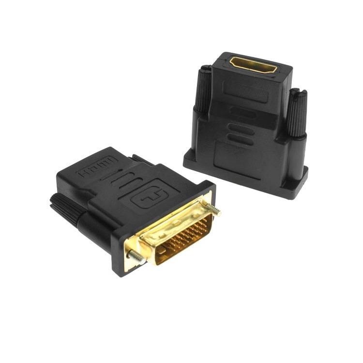 HDMI-DVI変換プラグ　HDMI(メス)-DVI(オス)変換アダプター