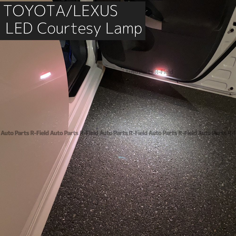 Camry / カムリ LEDカーテシランプ US仕様 レッド 赤 左右2個セット トヨタ ドアカーテシ フットランプ トヨタ US TOYOTA 北米トヨタ_画像6