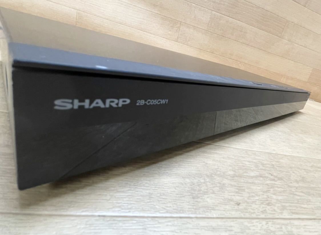 美品☆ 動作確認済み☆ シャープ SHARP AQUOS BD / HDD / DVD ブルーレイディスクレコーダー 2B-C05CW1 2020年製 B-CAS 電源コード 付 C6