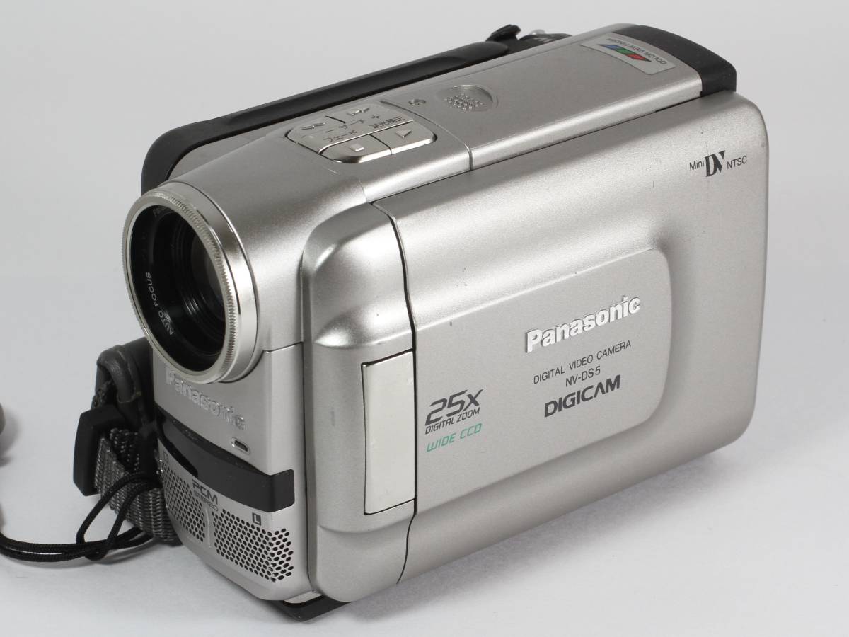海外花系 【Panasonic】MV DS9 再生OK ダビング MiniDVビデオカメラ 