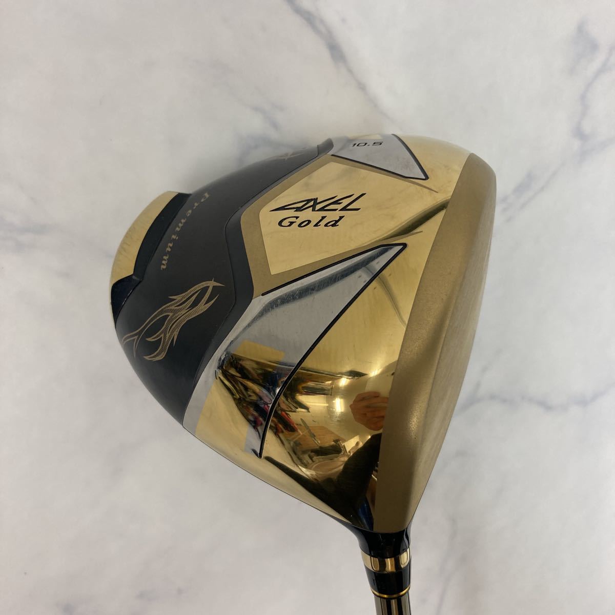 AXEL GOLD PREMIUM□ドライバー 1W□フレックス R□つるやゴルフ www