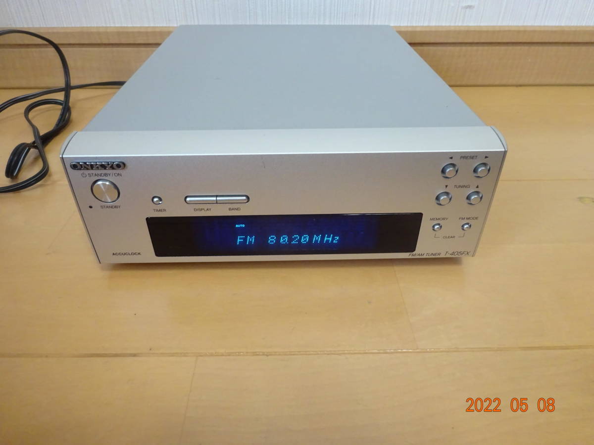 ヤフオク! ONKYO T-405FX FM/AMラジオチューナー I...