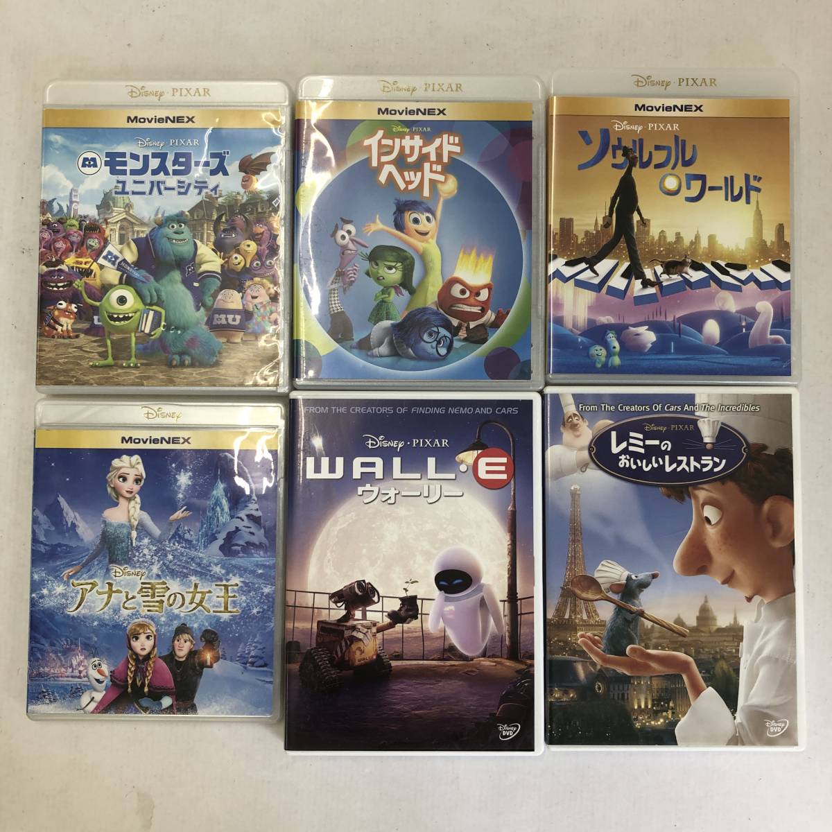 Yahoo!オークション - ディズニー ・ ピクサー DVD Blu-ray 6本 Yahoo!オークション - ディズニー ・ ピクサー DVD Blu-ray 6本
