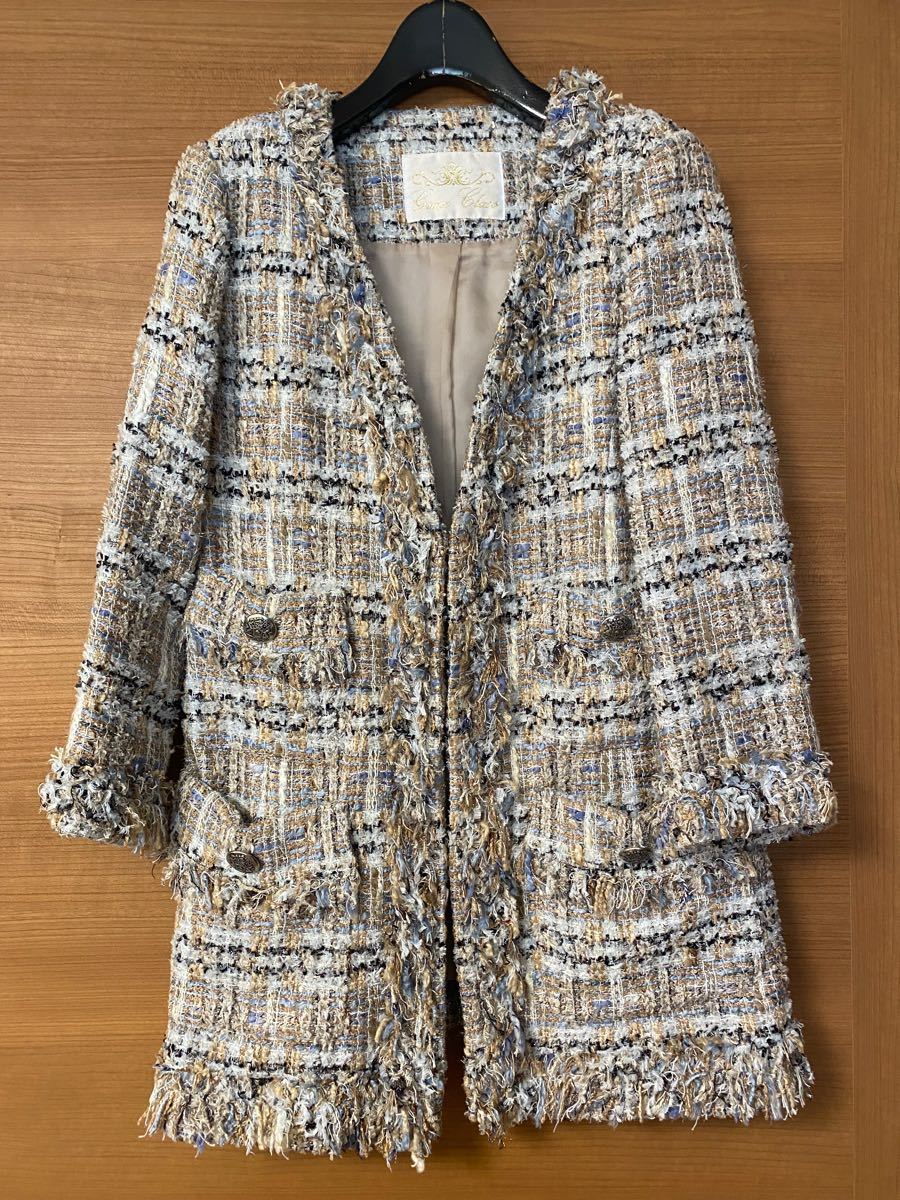 独特の上品 グレースコンチネンタル グレースクラス ラメ混 ツィ-ド