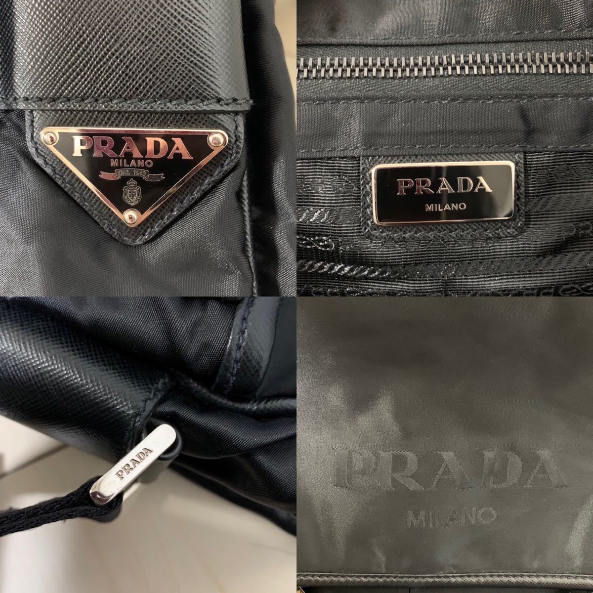 PRADA ショルダーバッグ/メッセンジャーバッグ (黒)  正規品